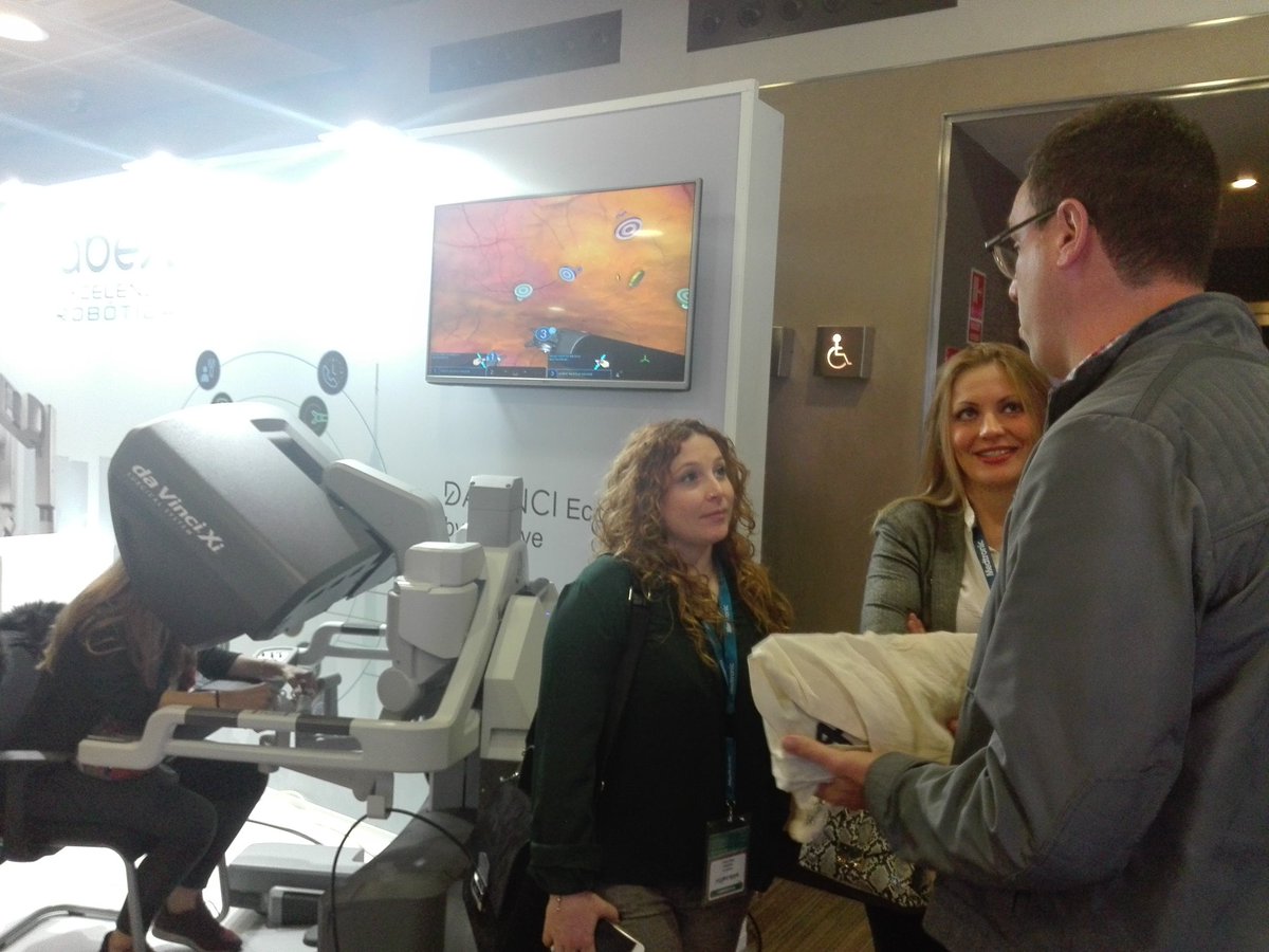 Primeros contactos con el Da Vinci #cncirugia2018