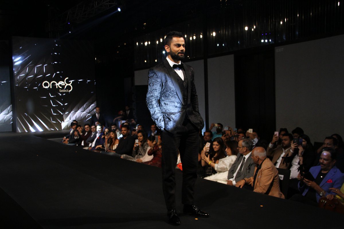 The sights, the sounds, the shoes. The #one8select collection was launched with a grand event graced by the man himself @imVkohli