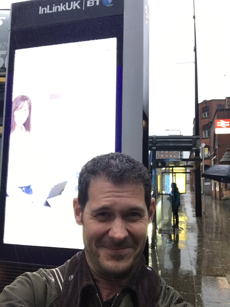 The new Inlink by Deansgate in the pissing rain. #InLinkMCR