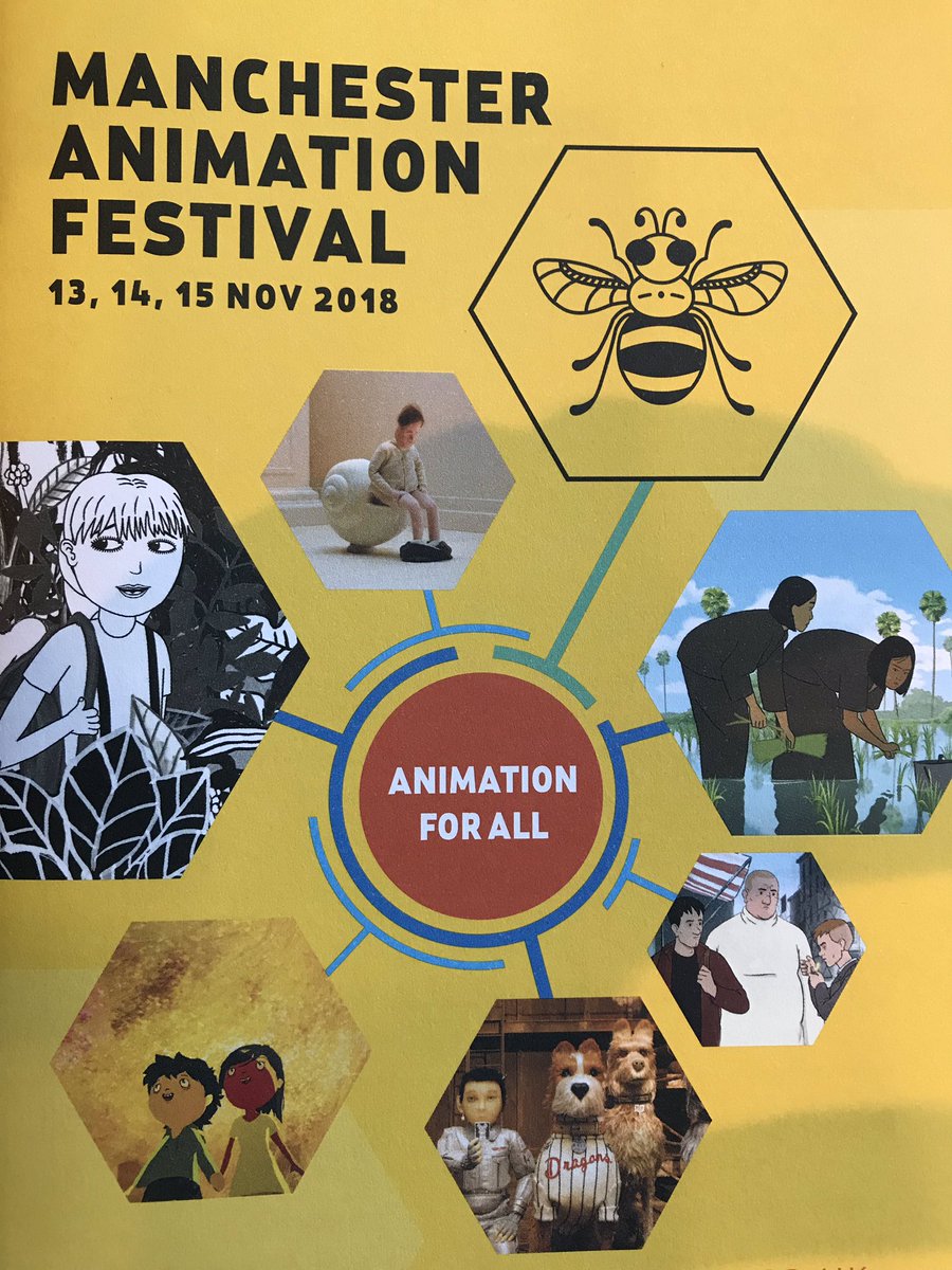 Aaaand we’re here! <a href="/mcranimation/">Manchester Animation Festival</a> #manchesteranimationfestival #animation #MAF