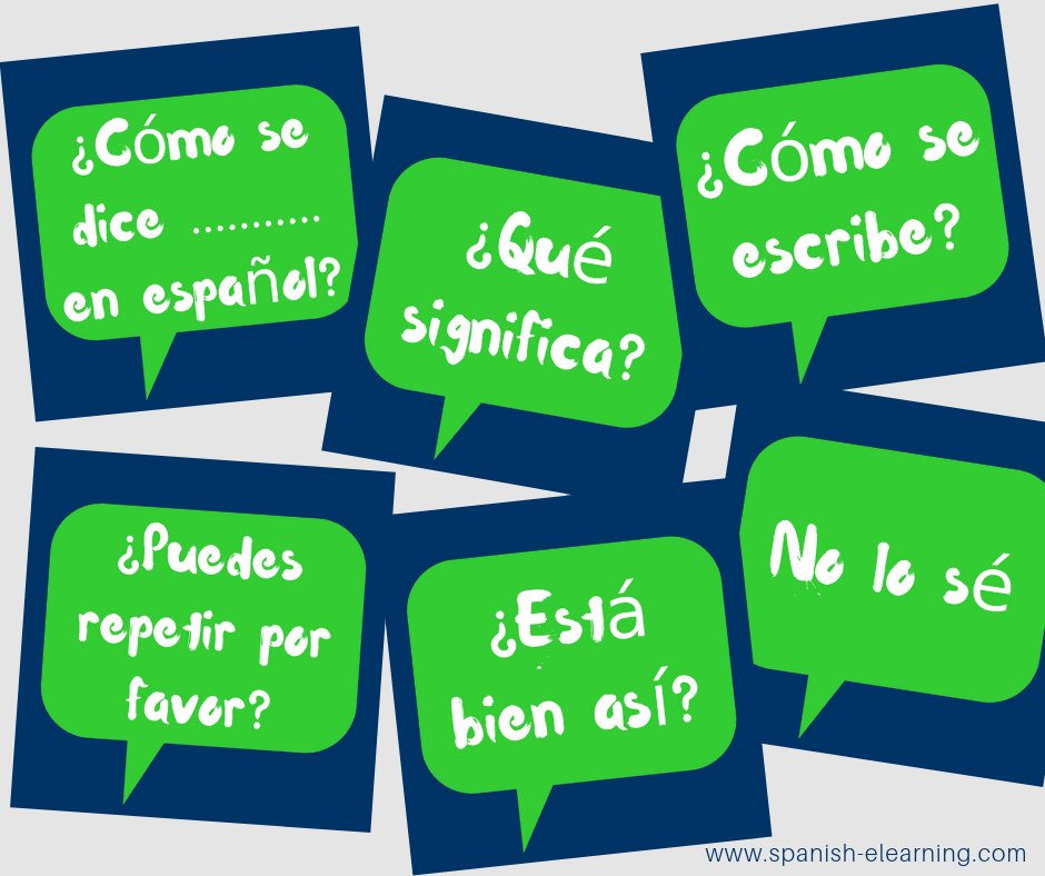 AYUDAS PARA LA CLASE DE #ESPAÑOL 👩‍🎓🙋‍♀️🙋‍♂️
Estas frases te serán muy útiles para tus primeros pasos con el español 📖❤️💛❤️ 
#aprendeespañol #imparaspagnolo #estudiaespañol #studiaspagnolo #españolenlínea #spagnoloonline #spagnolo #spanishelearning