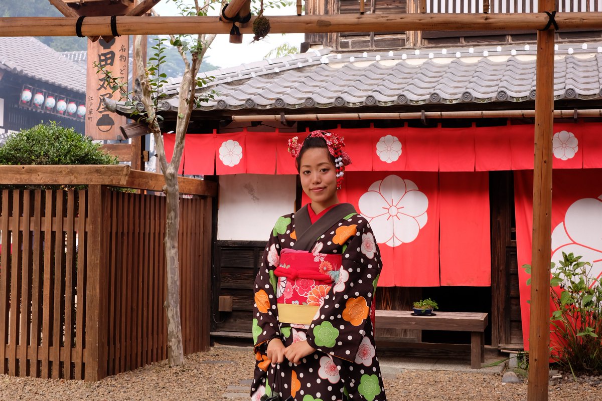 Nobubu そして お店娘へ どれも似合うね はい 親ばかです 日光江戸村 変身処 時空 時空