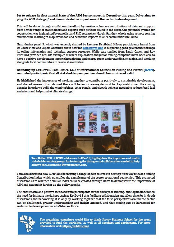 J_McQuilken's tweet image. &apos;One of the most effective ways to challenge false perspectives of #women working in #mining is to show them actively engaged in a variety of roles&apos; Thanks to all speakers &amp;amp; participants for making #Ex4Dev18 a success: ex4dev.files.wordpress.com/2018/11/ex4dev…