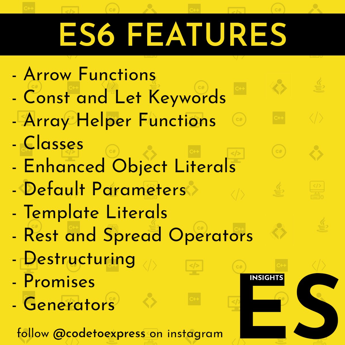 codetoexpress's tweet photo. Will be launching our first tutorial series, ECMAScript Essentials soon, as our first series in the Teaching Tech, Seamlessly initiative.
We believe that learning is fun when the teacher is your friend, hence we come up with content in such a way that you enjoy learning! https://t.co/dUH6LXpQAw