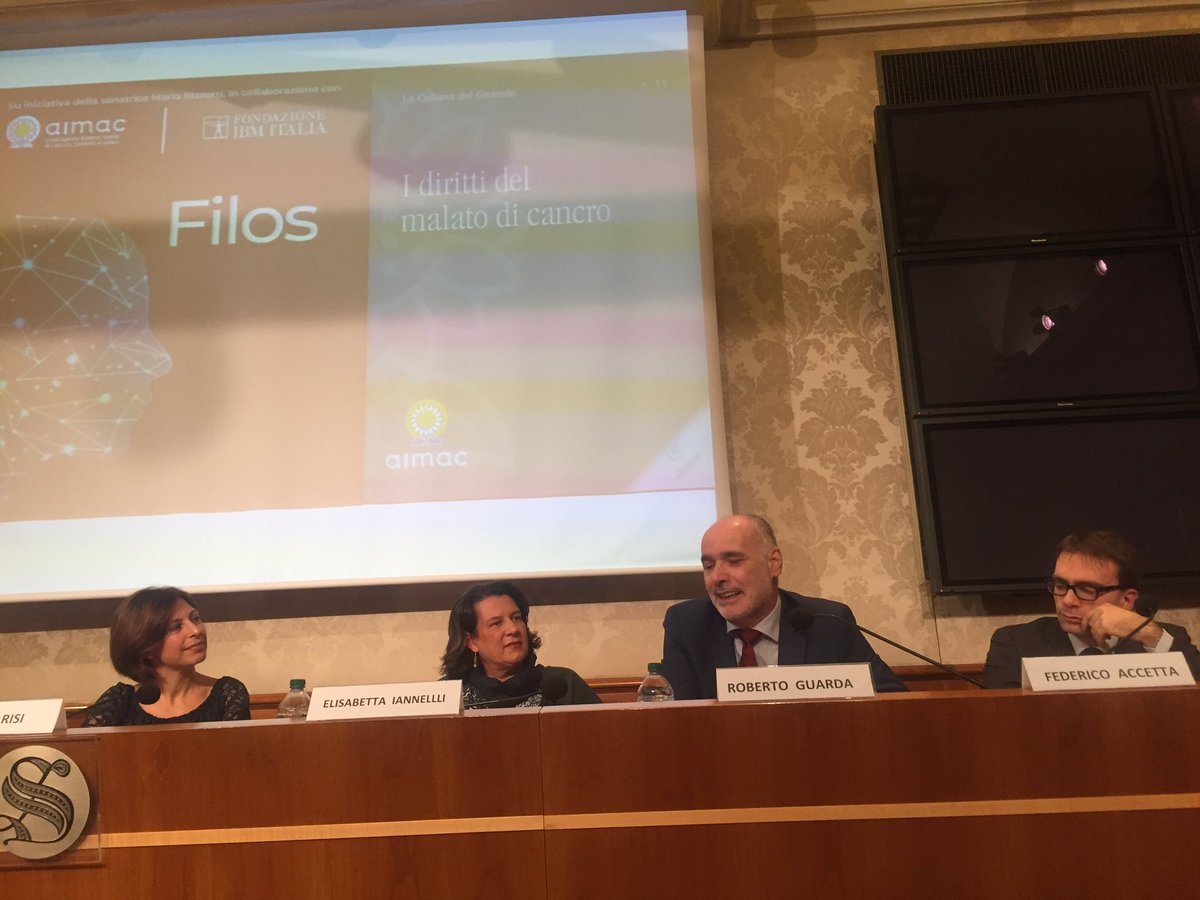 robertogrd's tweet photo. Quando passione e tecnologia si incontrano.  Nasce  #Filos  l'assistente virtuale nato dalla collaborazione fra @aimac_it e @FondazioneIBM  che supporta i malati e i loro familiari per conoscere i diritti in tema di lavoro.
#FilosPerTe https://t.co/cXtH8glbQI