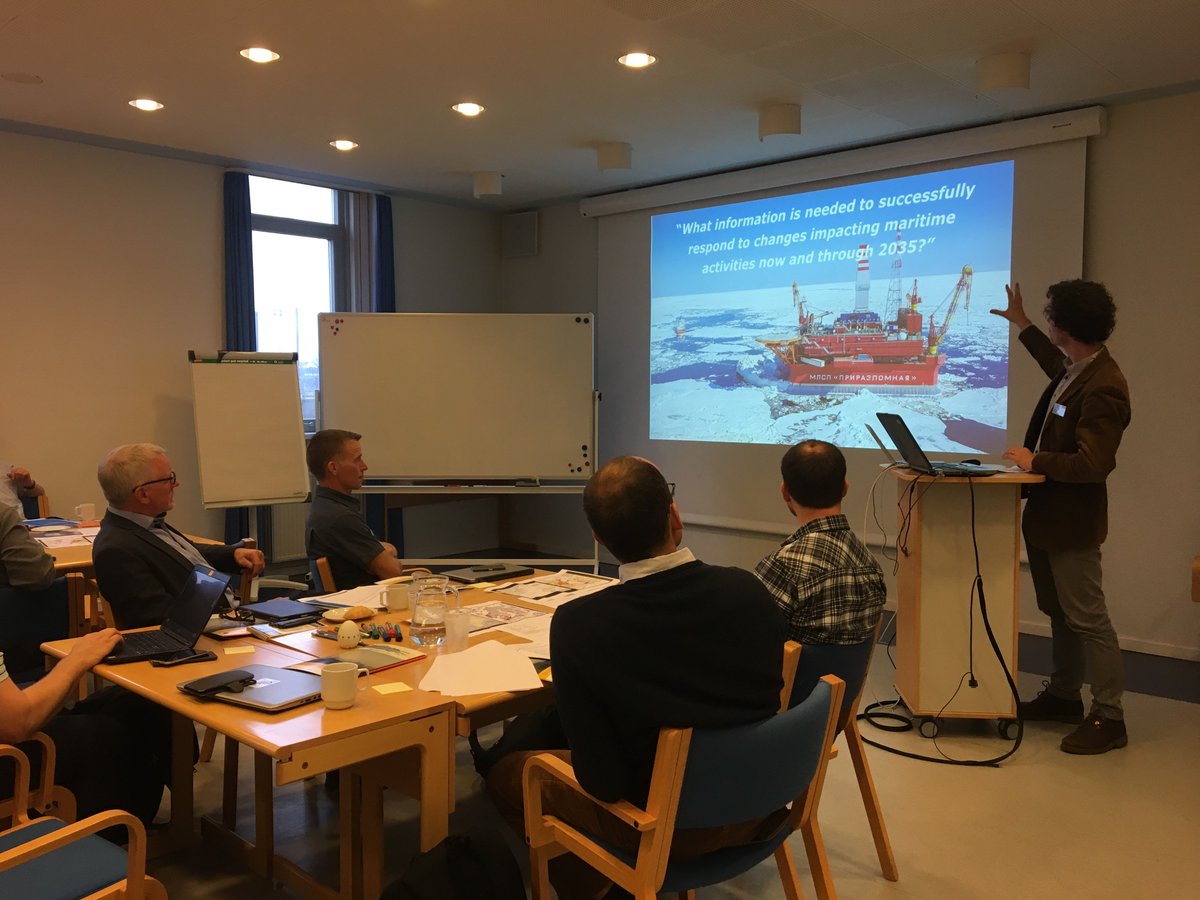 ArcticCruiseOp's tweet image. Good meteorological forecasts and ice services are important for Arctic expedition cruising.  AECO is part of a @SALIENSEAS workshop to discuss how these services can be tailored to industry needs, now and in the future. #SALIENSEAS #PolarPrediction