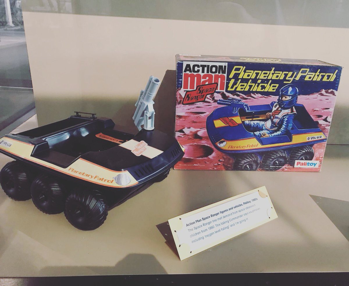 Action Man Space Ranger Figures and Vehicles #1980s #palitoy #actionman #talkingcommander #oxygenlevelfalling #actionmanvehicles #spaceranger #childhood #memories #museum