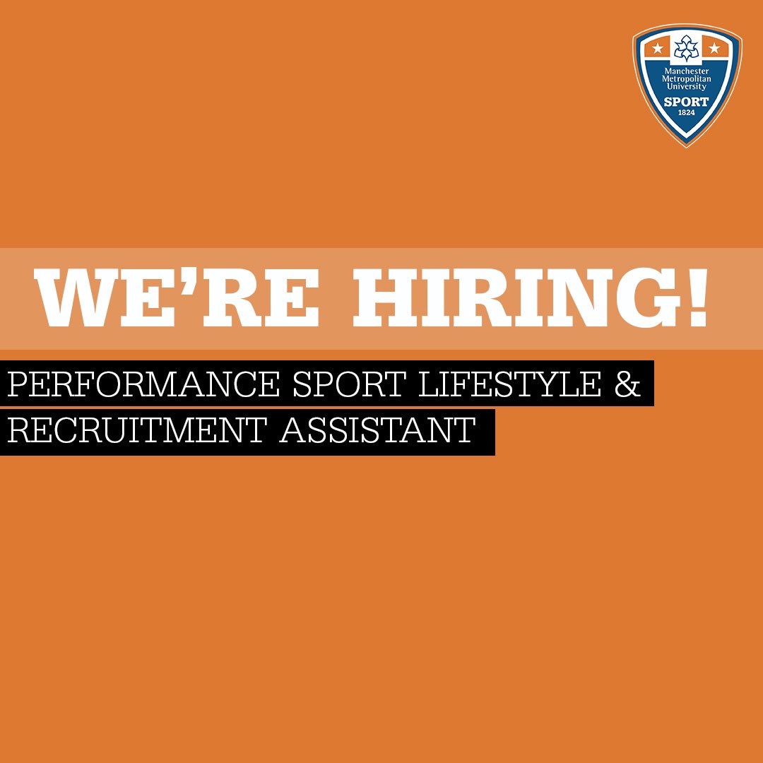 If you have experience working or competing in sport at an elite level and are looking for your next challenge - join our team!  

•We’re on the hunt for a passionate and driven individual to work with our student athletes... Find out more manmetjobs.mmu.ac.uk/jobs/vacancy/p…