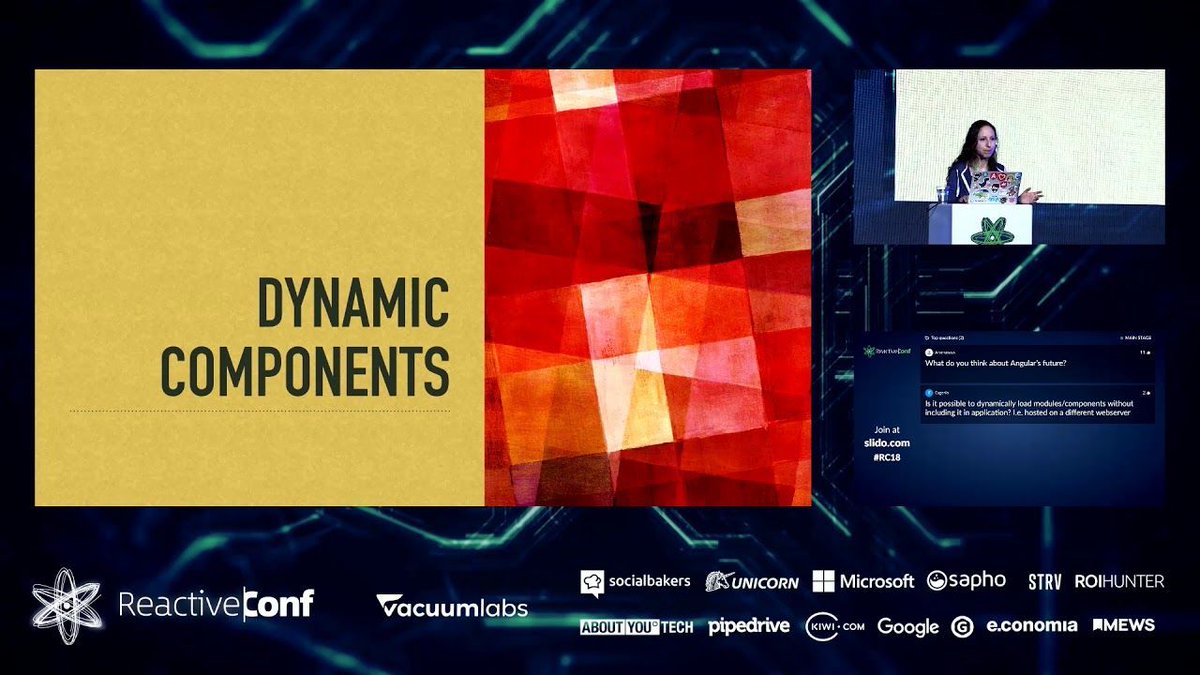 ReactiveConf's tweet photo. Create and use dynamic components in #Angular! 🌼🌼🌼
Wanna know how? 🤔
👉 Check this talk by @ShmuelaJ from @AngularGirls https://t.co/xlwncy4XNc 👈
#DynamicComponent #GoReactive https://t.co/0aEZL84KeG
