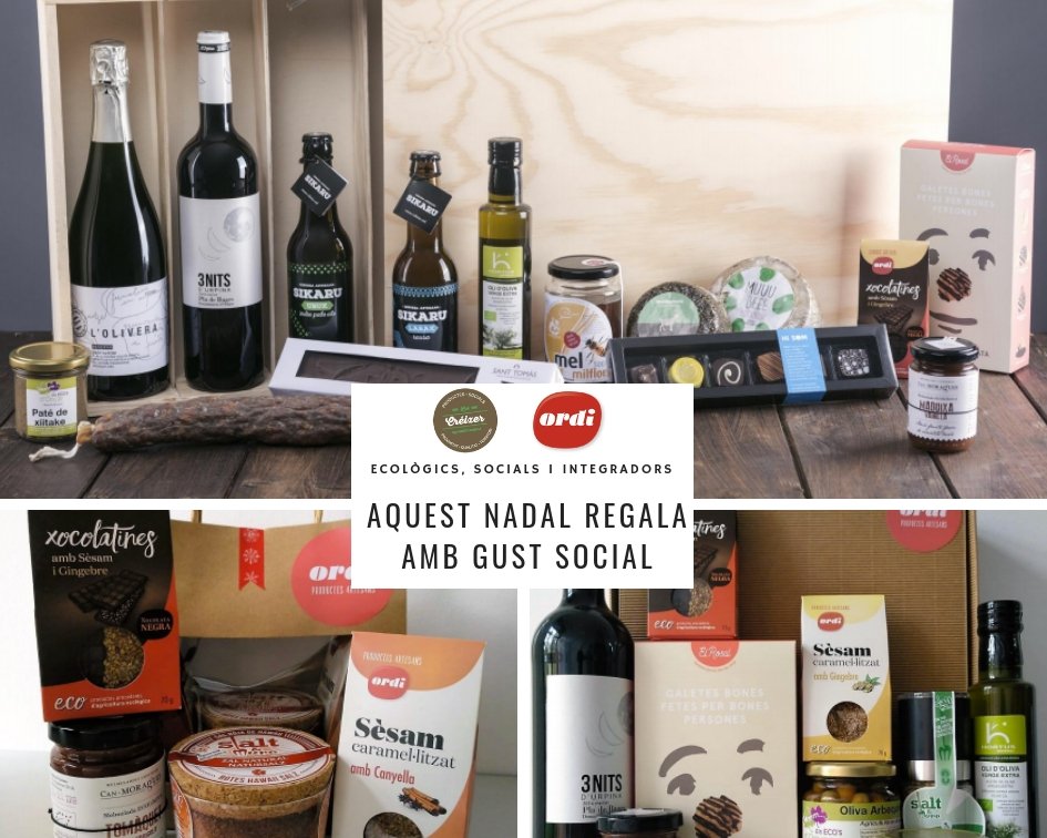 Vols fer un lot de Nadal i a més col·laborar de manera solidària? Doncs et proposem els productes amb gust social dels amics ludàlics d'<a href="/ordinatura_/">Ordi Natura</a> i grup Créixer format per empreses que generen treball real i de qualitat entre persones amb discapacitat intel·lectual 🎁 <a href="/Ampans/">AMPANS</a>