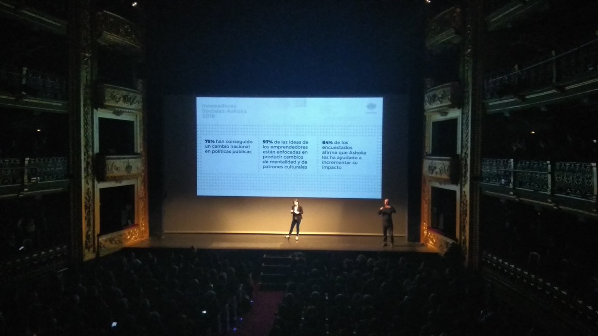 IndalaProjects's tweet photo. Presentación de los #InnovadoresSociales de @AshokaSpain 2018: personas que realmente ven y consiguen un cambio a mejor en su entorno. ¡Enhorabuena Oriol, Helena y Gonzalo! 

#ImpactoSocial #EmprendimientoSocial https://t.co/CdCpdnQB5g