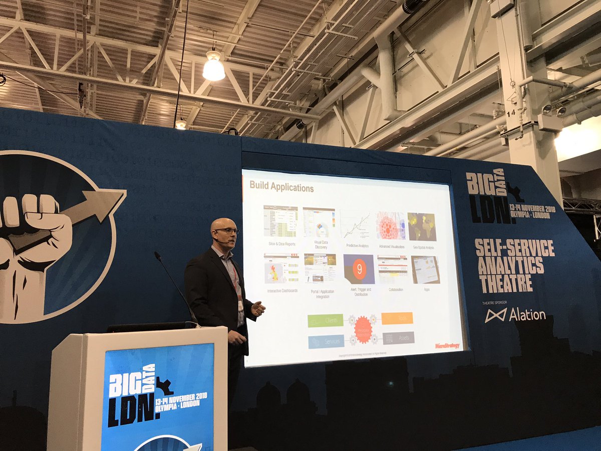 MicroStrategyUK's tweet image. Next up in the Self-Service Analytics Theatre at #BigDataLdn👇

Matt Pepper is discussing #intelligenceeverywhere and how to get information:

➡️ to the right people
➡️ in the right format
➡️ at the right time