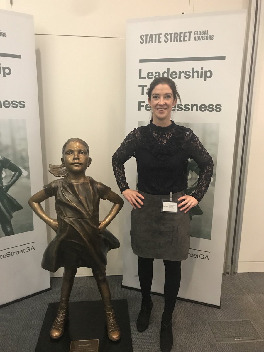 Brilliant event <a href="/cfaireland/">CFAIreland</a> . <a href="/SpaceNorah/">Dr. Norah Patten 🚀</a> was inspirational and in good company with #FearlessGirl @StateStreetGA