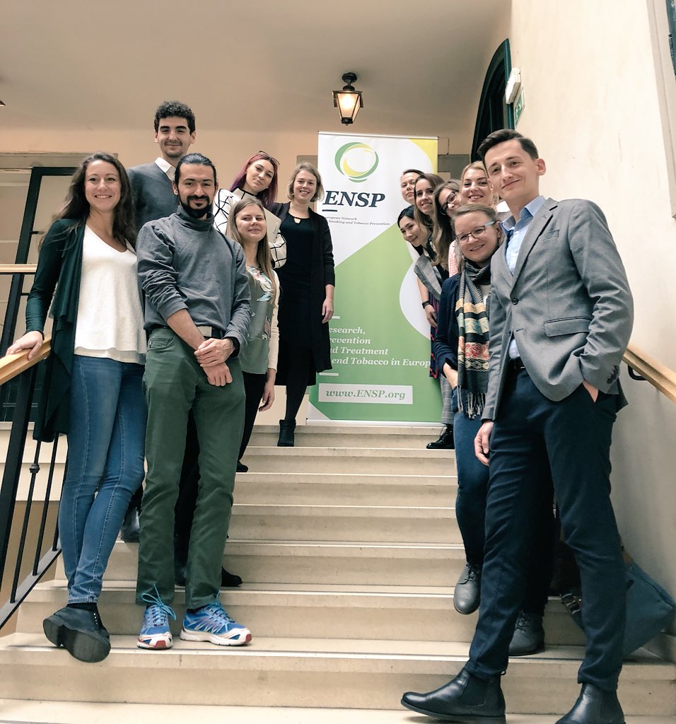 ENSP Young People Working Group launched today! Young advocates and researchers gathered in Vienna to define tobacco control priorities of European Youth. Lots of exciting plans ahead! We thank <a href="/SanneHeijndijk/">Sanne Heijndijk</a> for leading this initiative! #ENSPNetwork