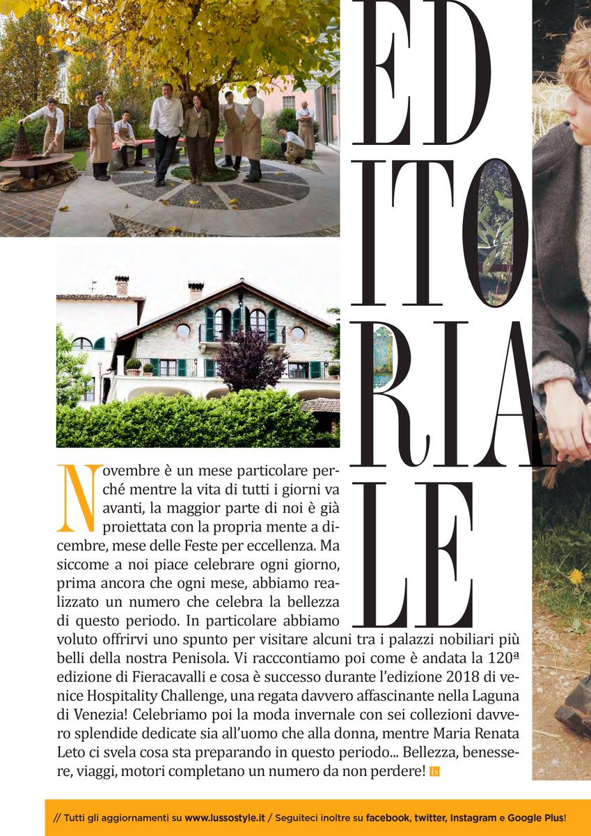 reggiadicaserta's tweet photo. il magazine #LussoStyle dedica un interessante servizio alle più belle residenze reali #allareggiaconNoi https://t.co/AIIcLnWiEd
