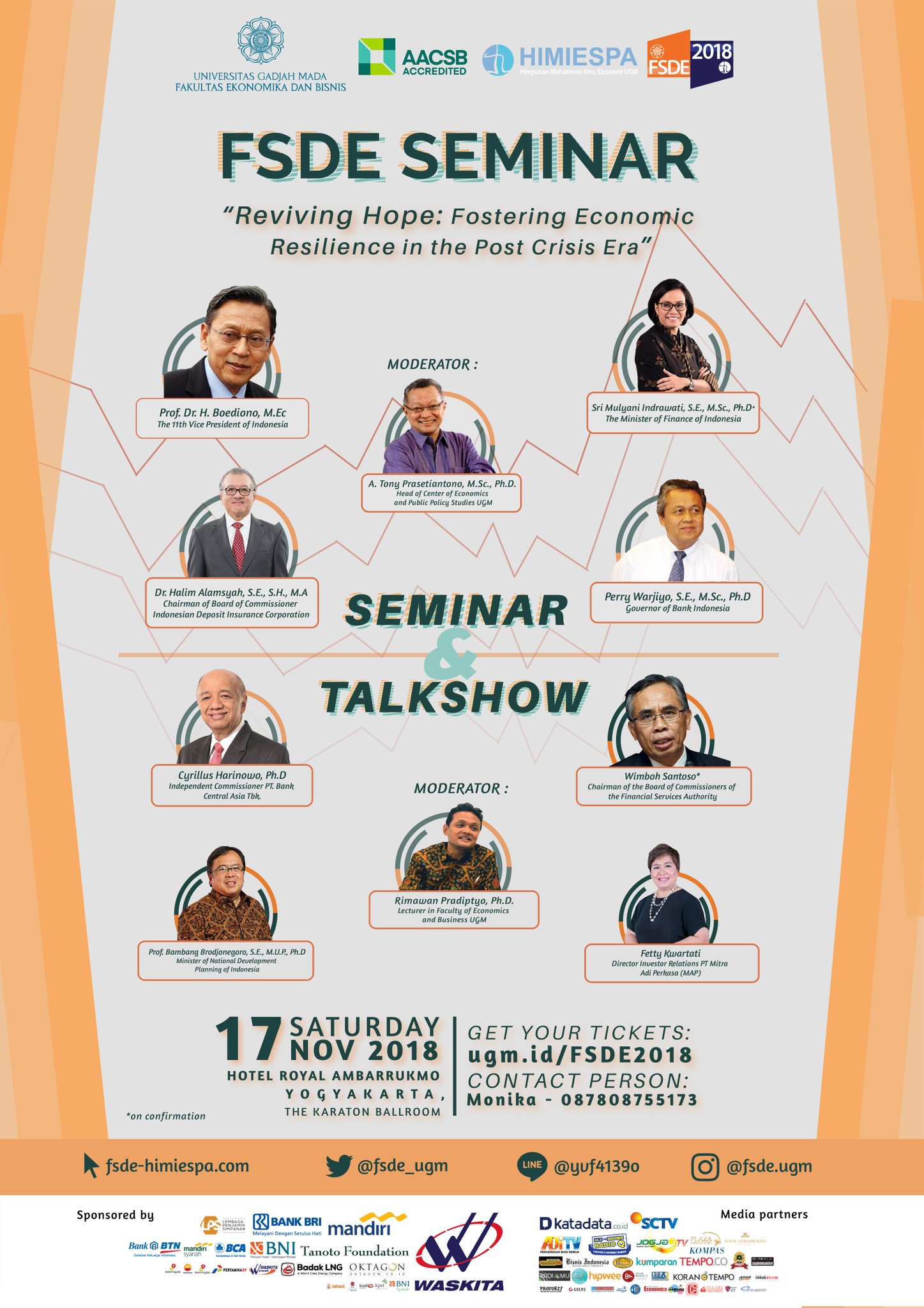 FSDE 2018 on Twitter "[FSDE SEMINAR LATEST UPDATE SPEAKERS ANNOUNCEMENT] The D Day is ing closer than ever We are now more than proud to announce our