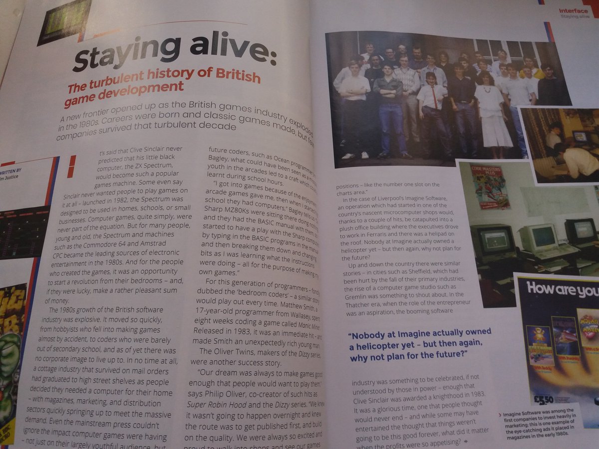 There's a great piece in <a href="/wireframemag/">wireframemag</a>'s debut issue written by <a href="/KimxxxJustice/">Kim Justice | twitch.tv/kim_justice</a> on how the British games industry survived during the early years. I also absolutely loved reading through the 'Toolbox' section. Looking forward to issue 2. 👍
#gamedev #indiedev