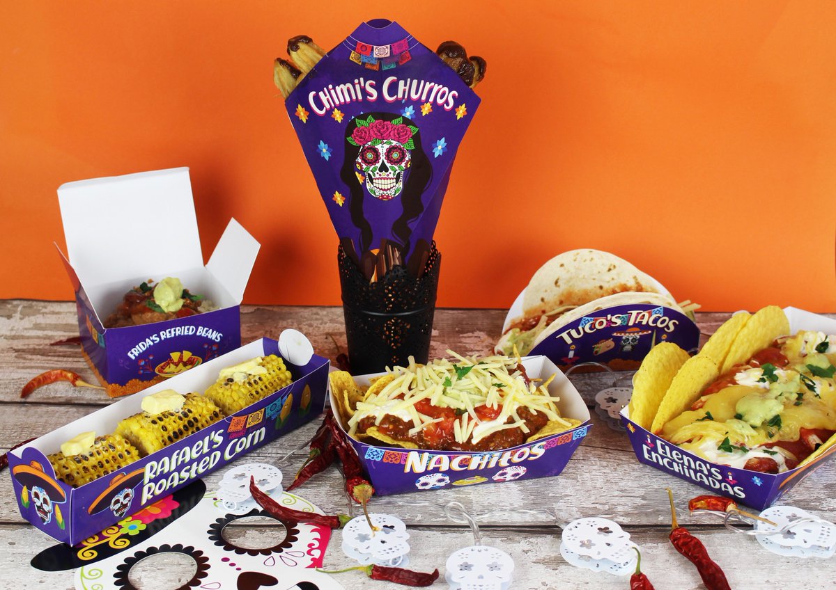 PrioryPress1976's tweet photo. Meet the Familia! Meet our completely #compostable food to go range. Printed on FSC food grade board with vegetable based inks and made in our BRC AA grade facility! π #foodtogo #waffletrays #tacotrays #branded https://t.co/0u65RFPkp6