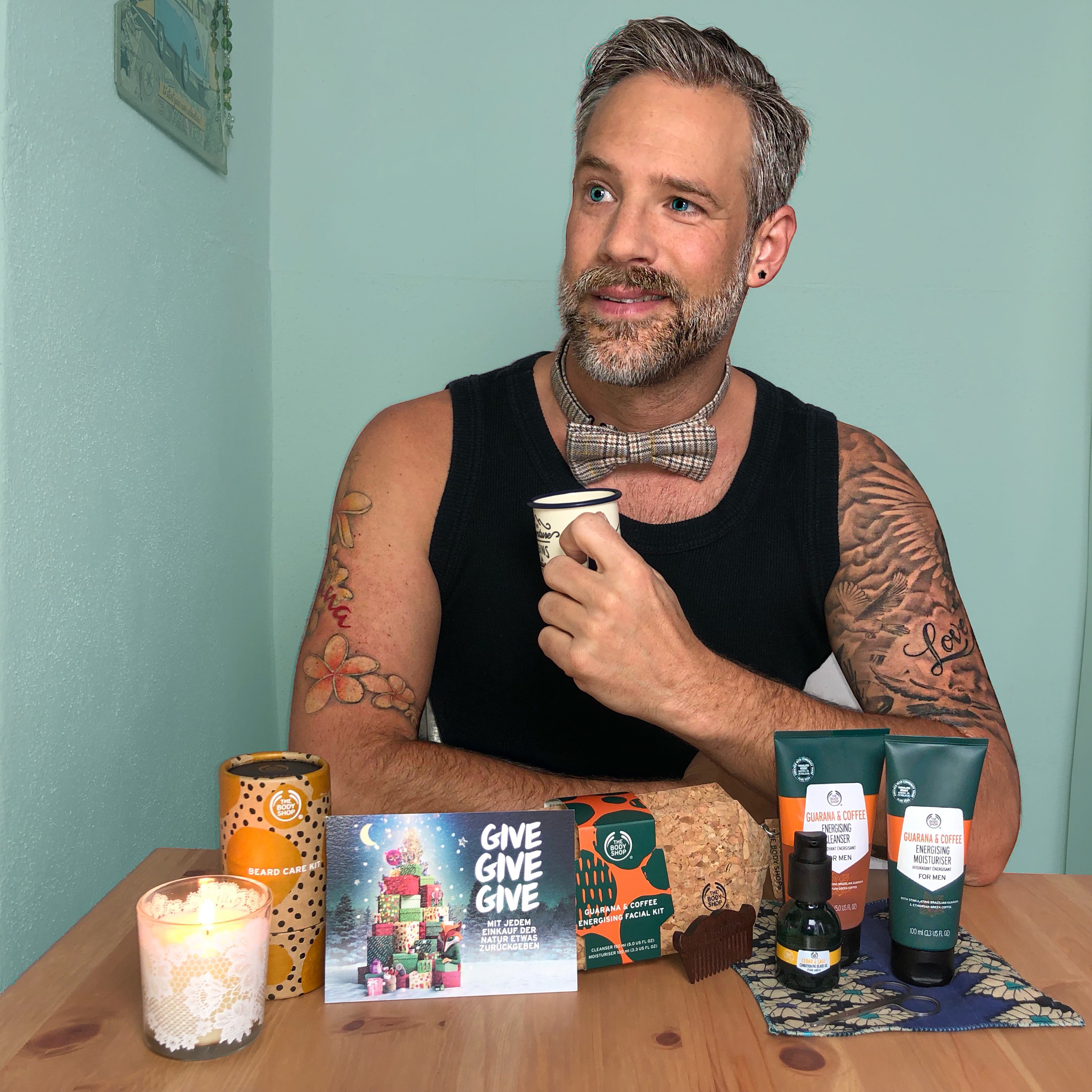 Michael Walter on X:  Good morning!⠀ Is it  Christmas yet? 🎁 ⠀ Wonderful presents for men at The Body Shop. Beard Care  Kit and Guarana & Coffee Energising Facial Kit are