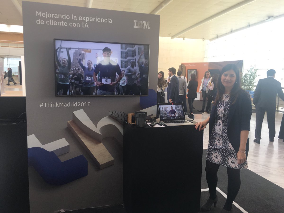 Patijh's tweet photo. Puedes conocer estas soluciones de Watson Customer engagement que ha comentado @AnaGobernado  en el salón de soluciones @irecouso  te lo cuenta. No te lo pierdas!  En la zona de Business &amp; AI #thinkmadrid2018 https://t.co/WdTlqfuKxC