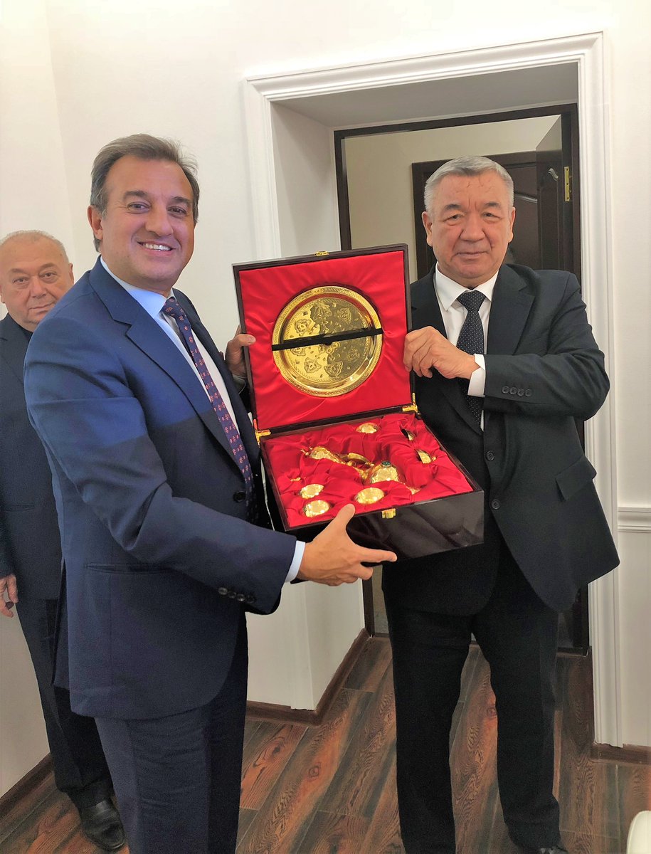 UPLLtd's tweet photo. UPL has received permission to start #Zeba trials to solve the problem of water shortage and low yields in cotton, wheat, fruits and vegetables etc. in Uzbekistan. Seen here is Mr. Jai Shroff, CEO, UPL Global with the Prime Minster of Uzbekistan, Mr. Abdulla Aripov. #FarmerFirst https://t.co/VQhCFwlCd0