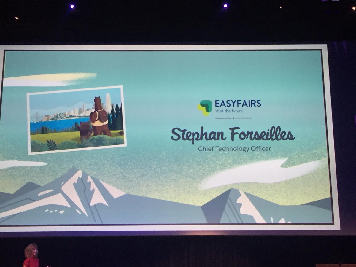 Today is Dreamforce2You #DF2YOU in Brussels. Come meet us and talk to our customers on stage!