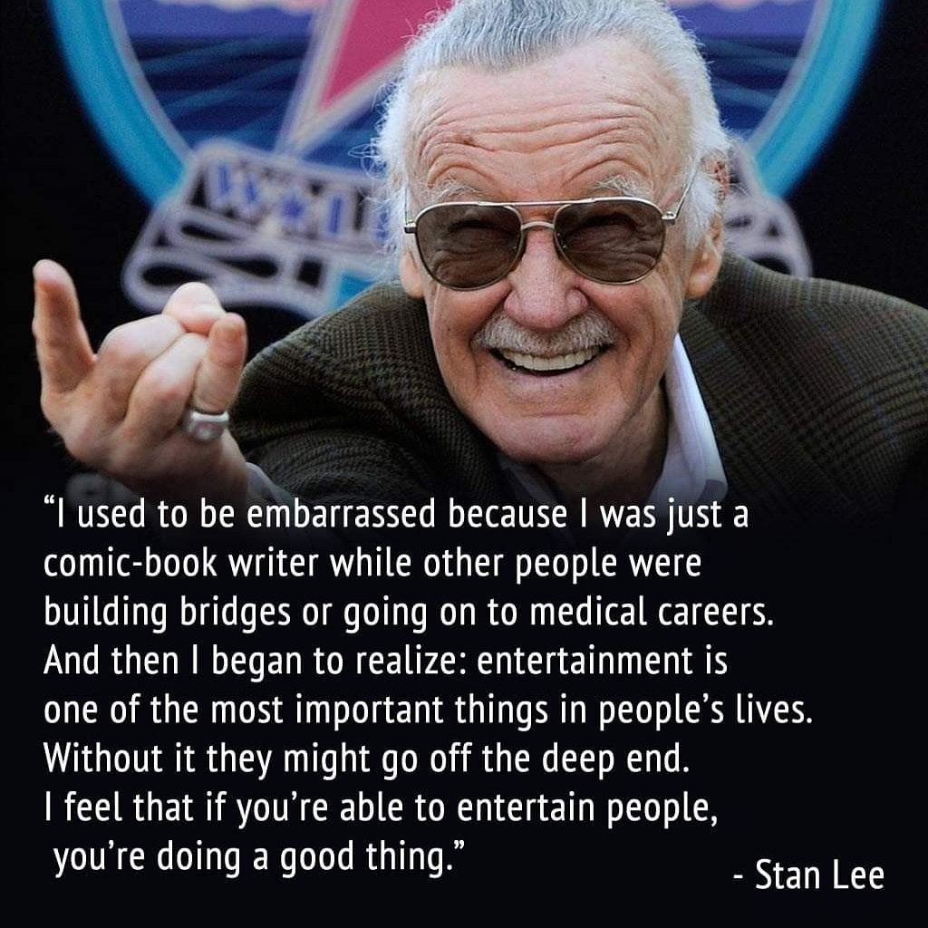 NobelMichael's tweet photo. Yesterday was a black day for us all. We had to say goodbye to one of the greatest legend ever lived and it filed me with great sadness but thank you for all the smiles,tears and laughter you gave us and tank you for making us truly believe. You where my hero #RIPStanLee https://t.co/94jwOroPLM