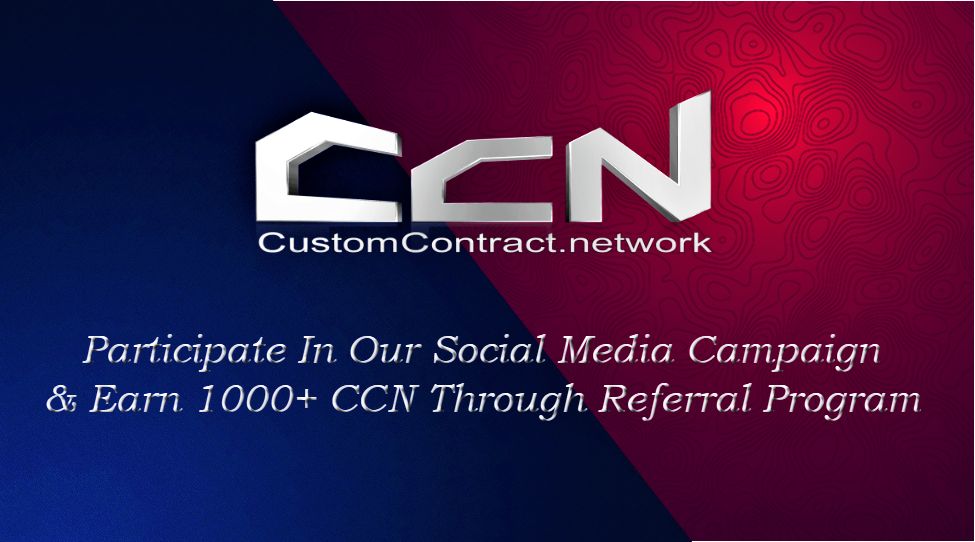 ccntoken's tweet image. We are happy to announce that #CCN Social Media Campaign is Live Now 😎😊
Participate and Earn More than 1000 CCN👍👇
&quot;Only for First 10k Participants&quot;
customcontract.network/referral-campa…

#Referral #Airdrop #bounty #Blockchain #Crypto #BTC #Smartcontract #binance #Idex