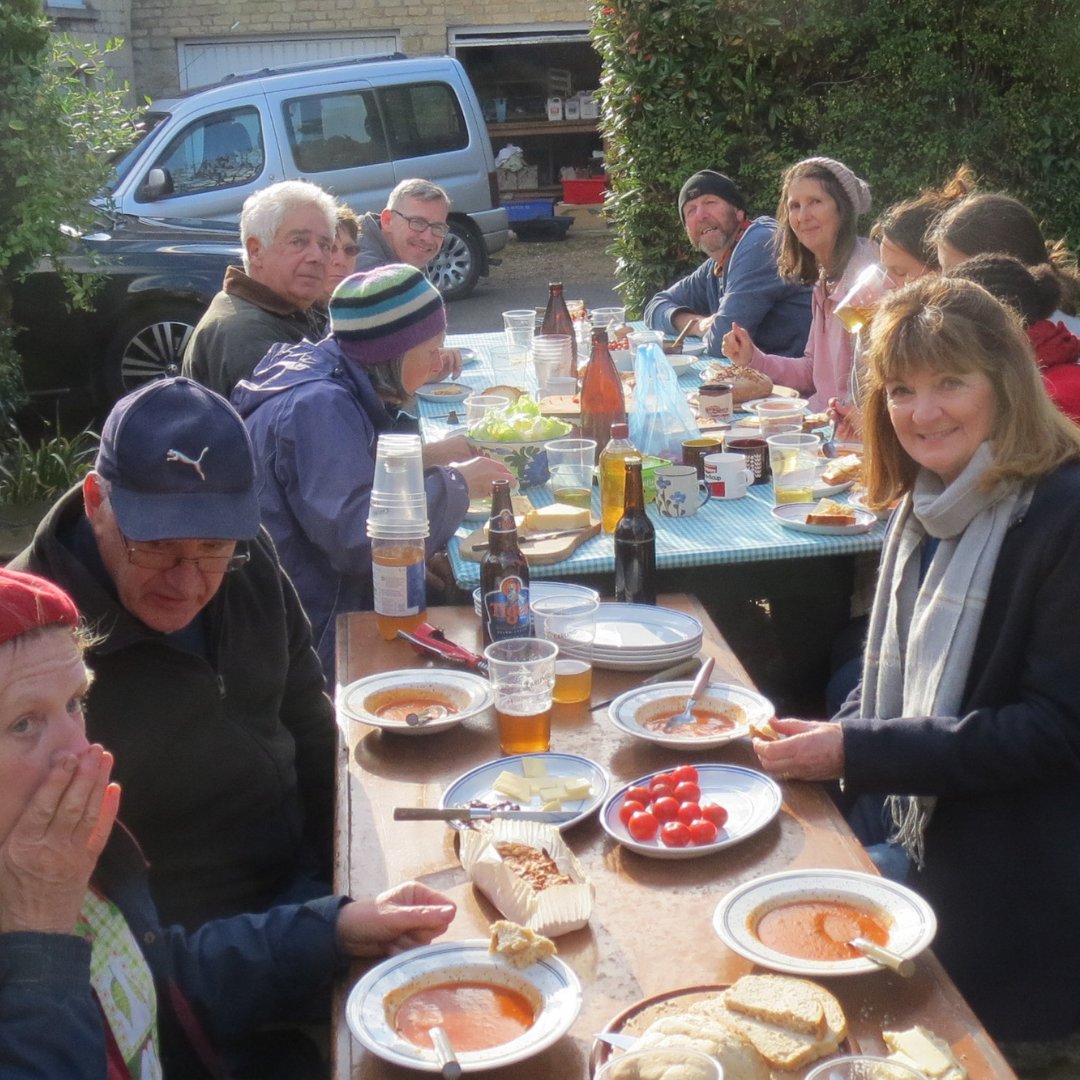It wasn't all work at our Community Apple Pressing Day. #scog #community #stamford