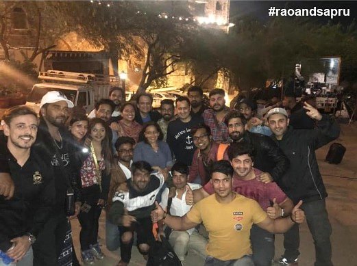 SapruAndRao's tweet photo. It's A Wrap ... #WrapUp #ForNext #ShootMode 🎬 #RaoAndSapru & #Unit #RaoAndSapruMusic #RaoAndSapruSongs 🎼🎵 https://t.co/X3RFUcduDg