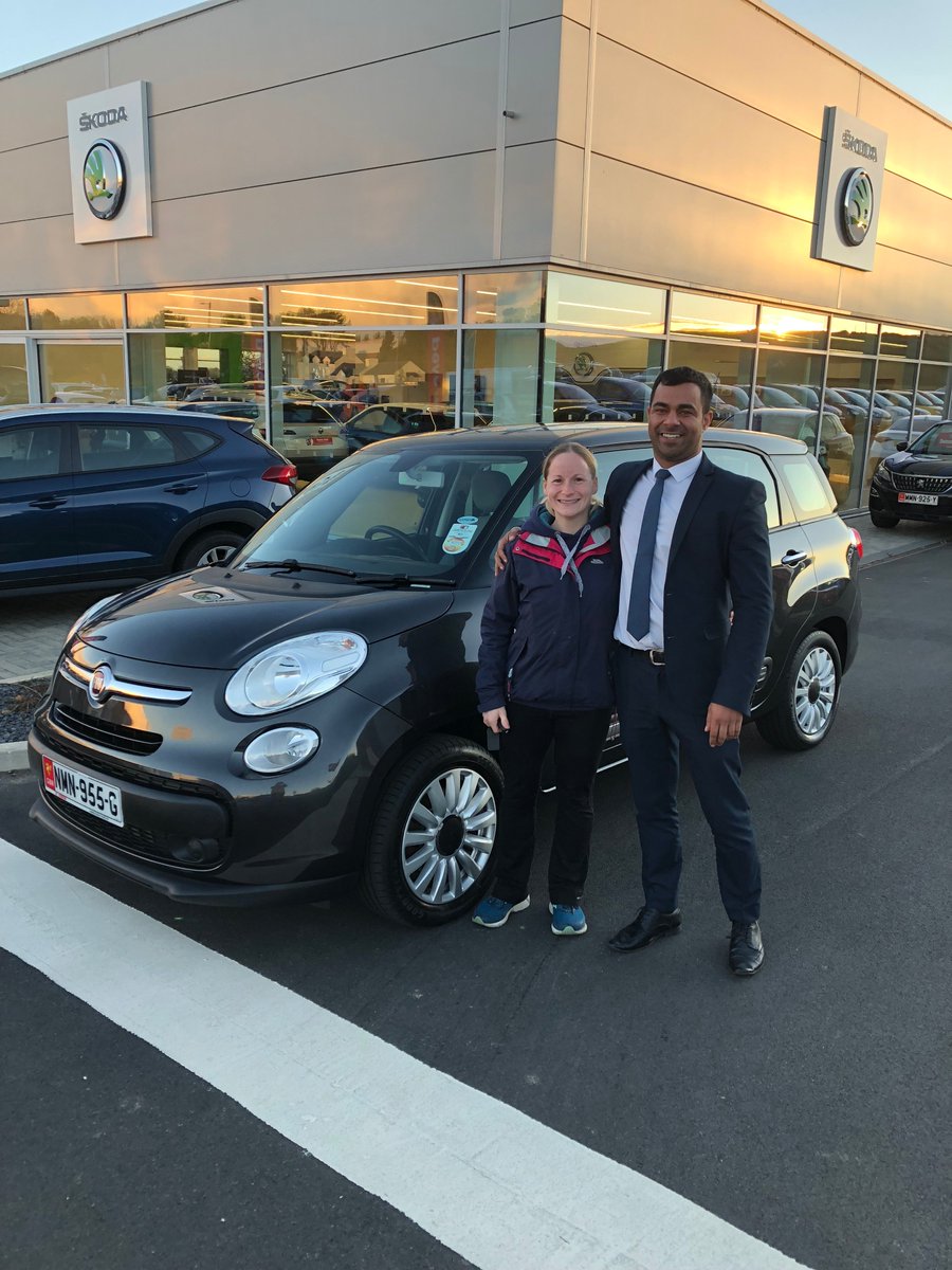 Here is customer Claire Losh collecting her new FIAT 500L from Sales Executive Kam Virk.

She wanted to upgrade her old car and found that this FIAT was perfect.

Everyone at Motor Mall wishes Lisa many happy miles in her new car. #Happyhandover