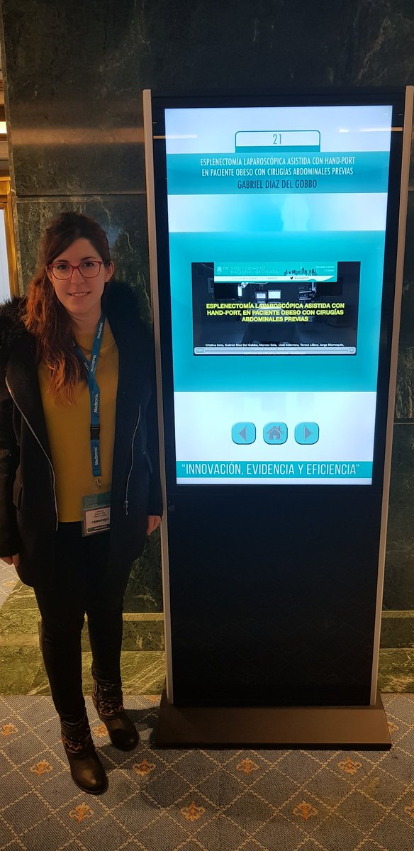 LSanchon's tweet photo. Presnetando videoposter en el #Cncirugia2018 @aecirujanos @Gabboddg #Surgery #residentlearning @althaiamanresa https://t.co/Rsj0qtJoyw