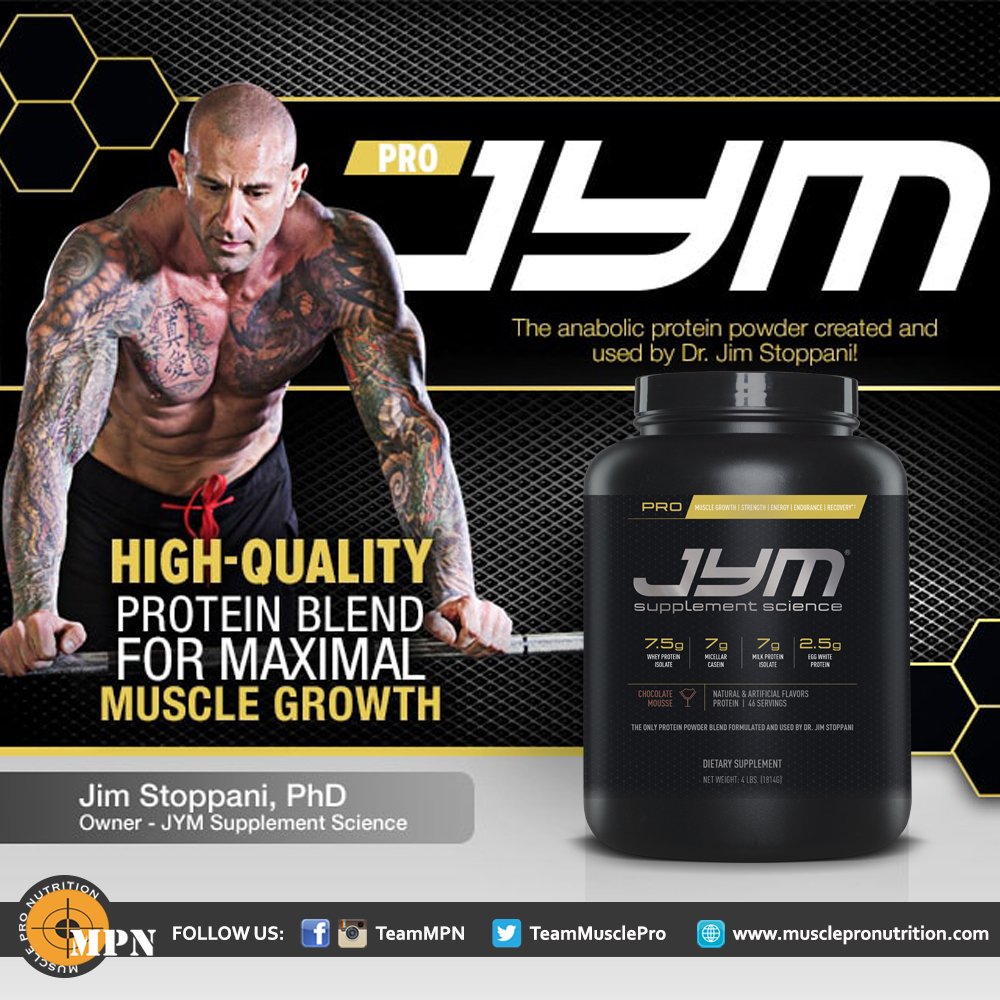 TeamMusclePro's tweet photo. A powerful blend of #proteins that add up to pure #muscle fuel - @JimStoppani PRO JYM!
#projym #jymsupplements #truempn #TeamMusclePro https://t.co/oIq4MJUyYF