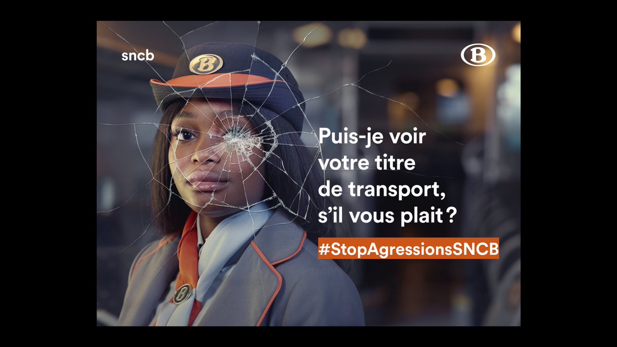 A delicate topic, brought in an elegant way. New anti-aggression campaign for Belgian Rail. #nmbs #StopAgressieNMBS #famousgrey