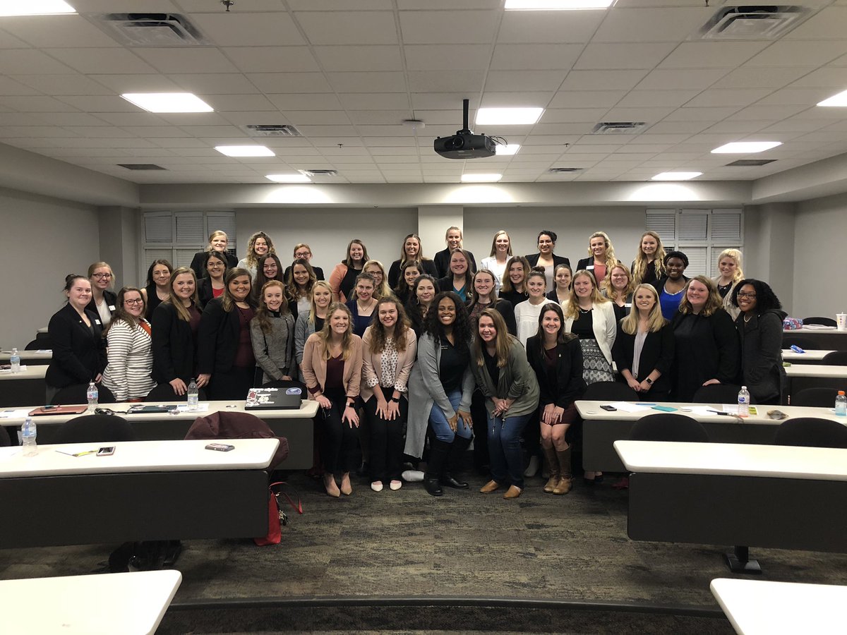 Taylor and Jalisa from the Career Center gave a great resume workshop to our girls last night! Thank you, Taylor and Jalisa for helping to improve our resumes! #professional #womeninagriculture