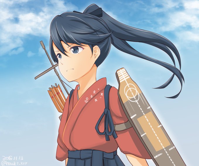 再び戦いの海へ#艦これ版深夜の真剣お絵描き60分一本勝負#艦これ版真剣お絵描き60分一本勝負_20181113#鳳翔進水日 