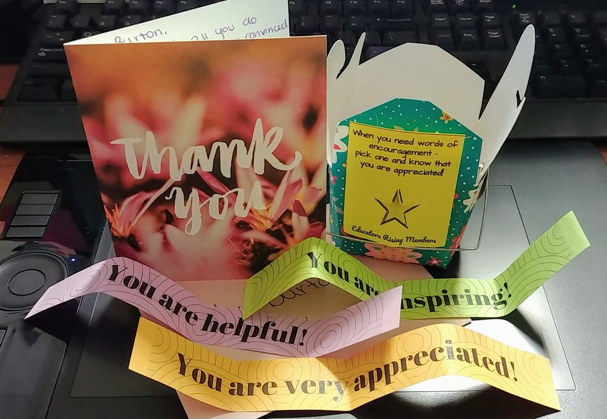 MrsB209's tweet photo. We have some amazing students at HHS!!! Thanks, Educators Rising, for making my day! ❤ https://t.co/rZOOesF9HN