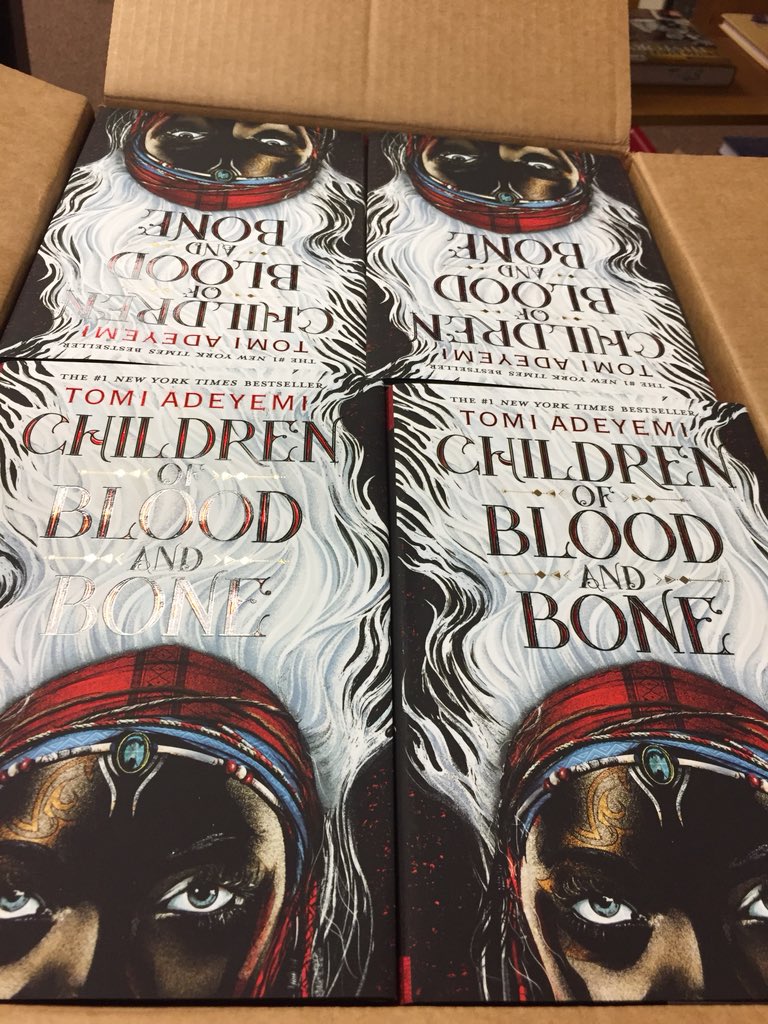 McKMediaCenter's tweet photo. Christmas came early!! @ProjectLITComm @tomi_adeyemi #childrenofbloodandbone Thank you to CPEA for donating 30 copies to our kids!! https://t.co/IEACOpDJHM