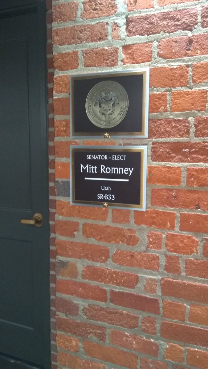 Welcome to the Senate @MittRomney!