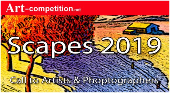 ArtistWebsite's tweet image. ART CALL TO ARTISTS AND PHOTOGRAPHERS – SCAPES 2019 
  art-competition.net/Contest_Inform…

Total Awards in Cash and Art Marketing Prize Value: $7,500.00

“Scapes 2019” Artists/Photographers work that provides us with original interpretations of different types of landscapes, seascapes, etc.
