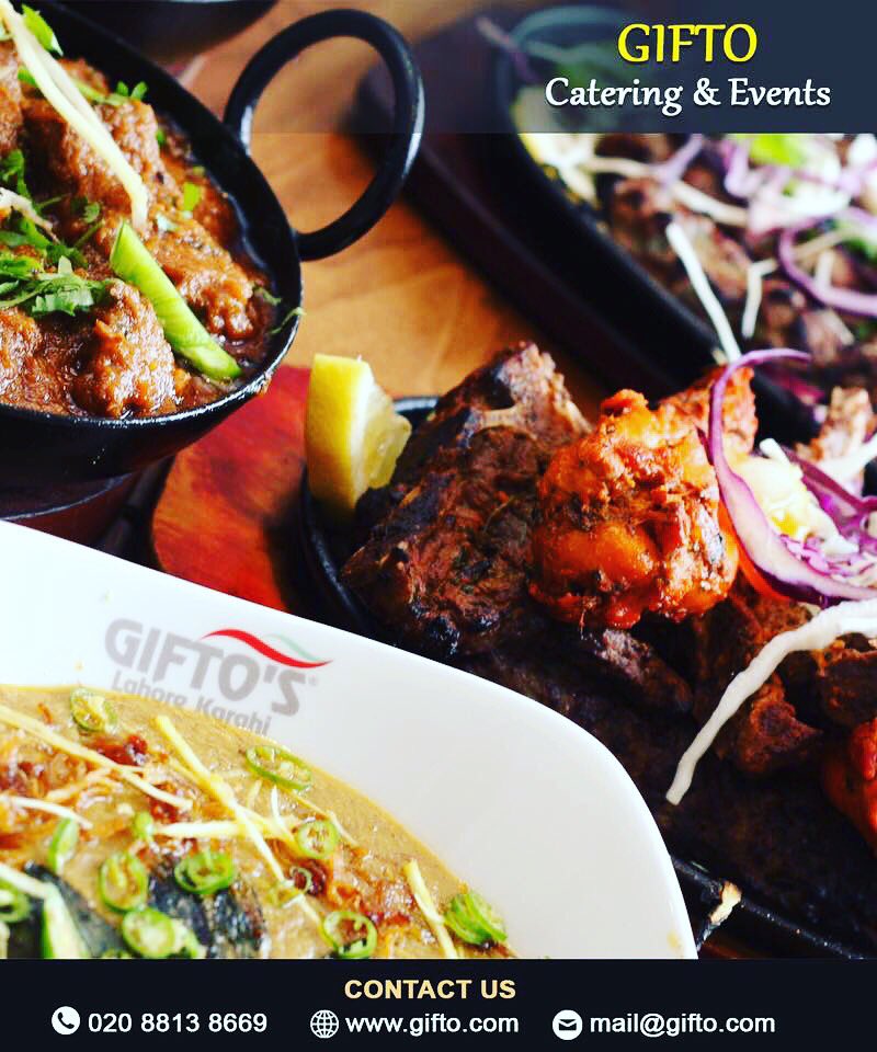Gifto Catering &amp; Events brings for you a wide range of delicious dishes to go along with your special events
 
Book us today and impress your guests! 
Call us on 020 8813 8669 for bookings!
#gifto #catering #southallbroadway #pakistanirestaurant #london #weddings #events #parties