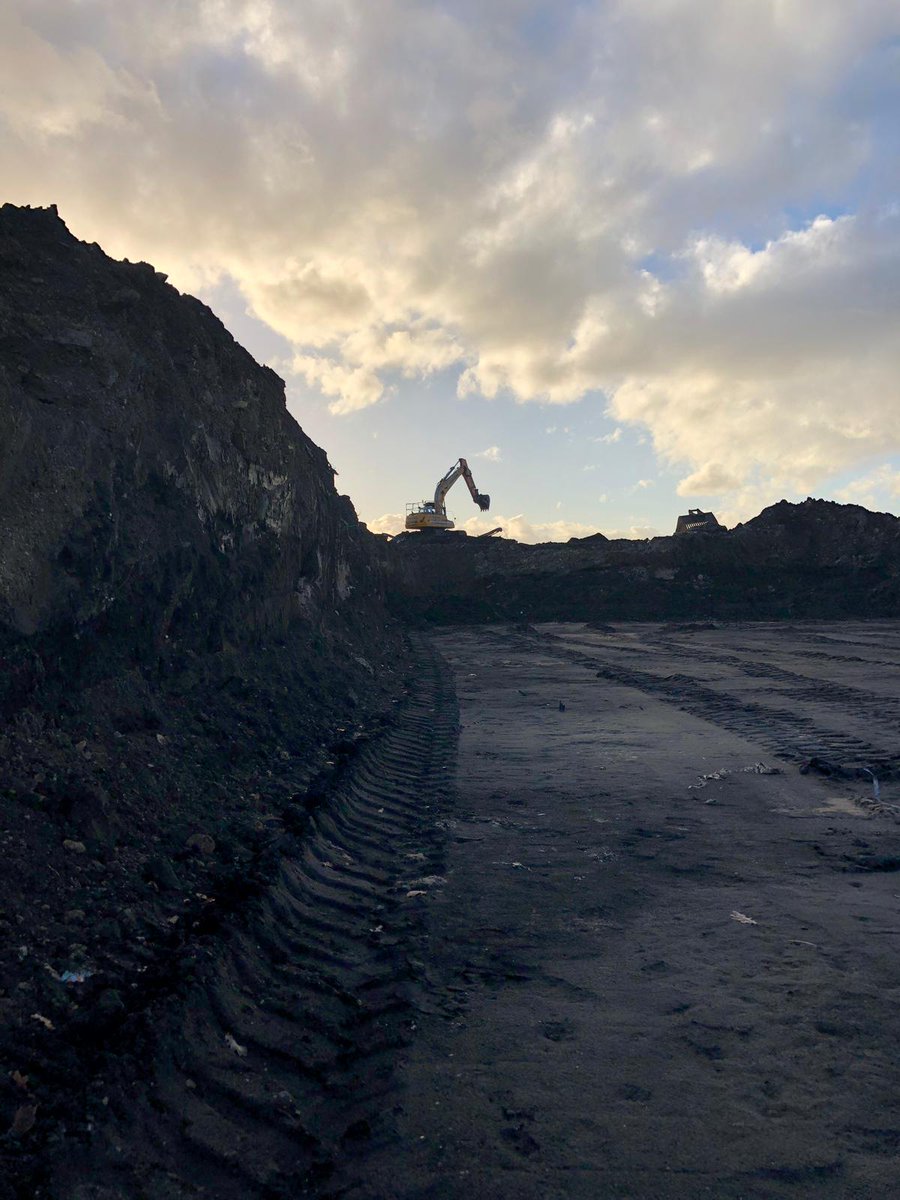 Cut and fill at #Leafbridge is progressing to the work plan. #Development #Brownfield #Lincoln #Leafbridge #NorthHykeham