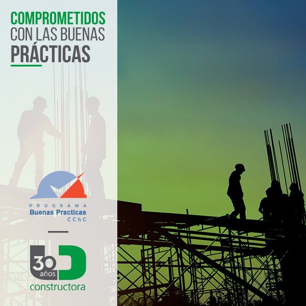 LD_Constructora's tweet photo. El programa de Buenas Prácticas es una Herramienta de autogestión, cuyo objetivo es identificar el estado de situación de los proyectos en relación con las disposiciones vigentes, particularmente las contenidas en el Código de Buenas Prácticas de la Industria de la Construcción. https://t.co/zsLPlCLbtu