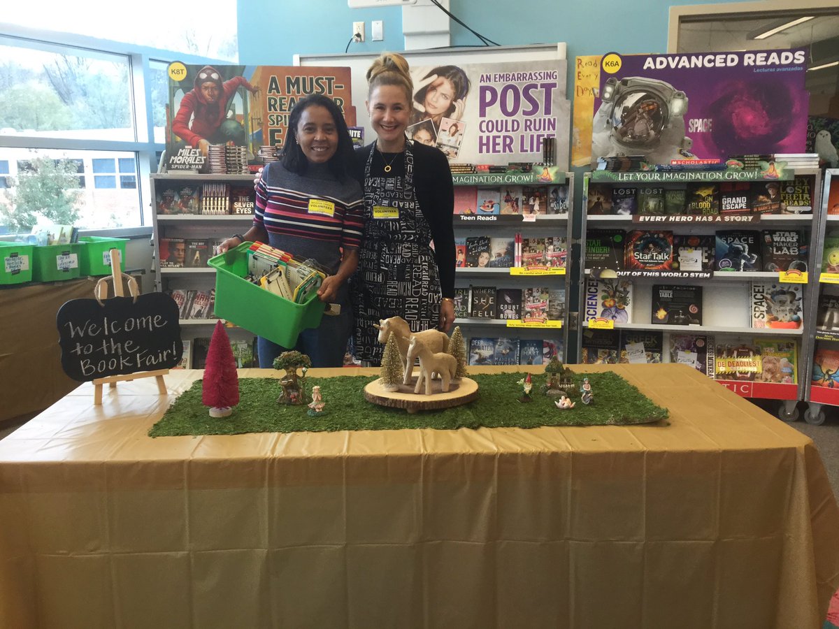 Ashlawneagles's tweet image. Thanks to Laura and Fabi, our wonderful volunteers, for getting the book fair off to a great start!  Come visit the Enchanted Forest tonight for Family Night 5:30-8:00! #APSGetInvolved @VPLiaison