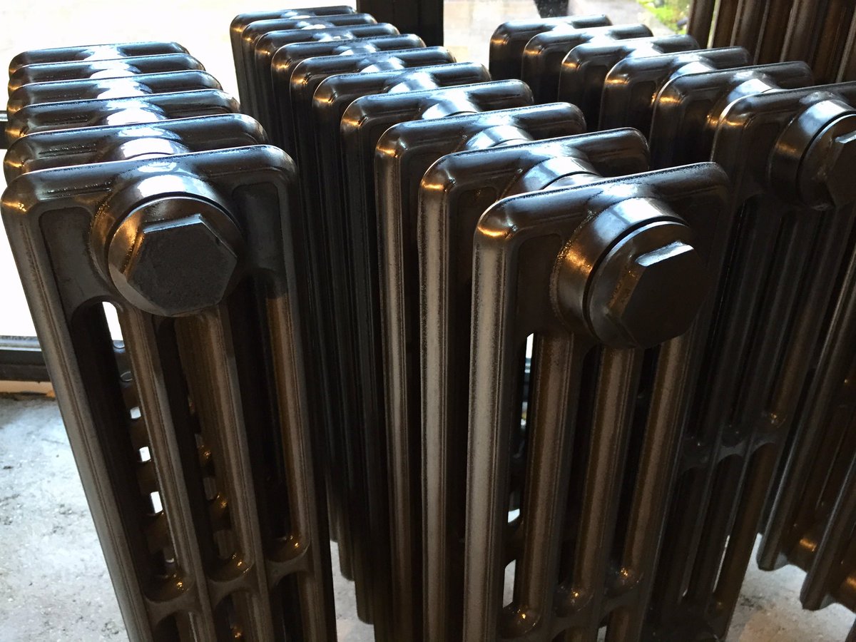 jomoser's tweet photo. Just unpacking the first pallet of stunning cast iron radiators from Belfast #arroll #polished #periodstyle #southsea #architects https://t.co/qSiJ1VutSa