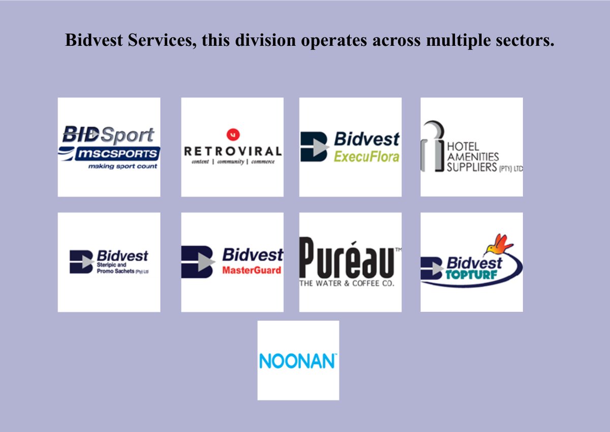 The Bidvest Services Division.