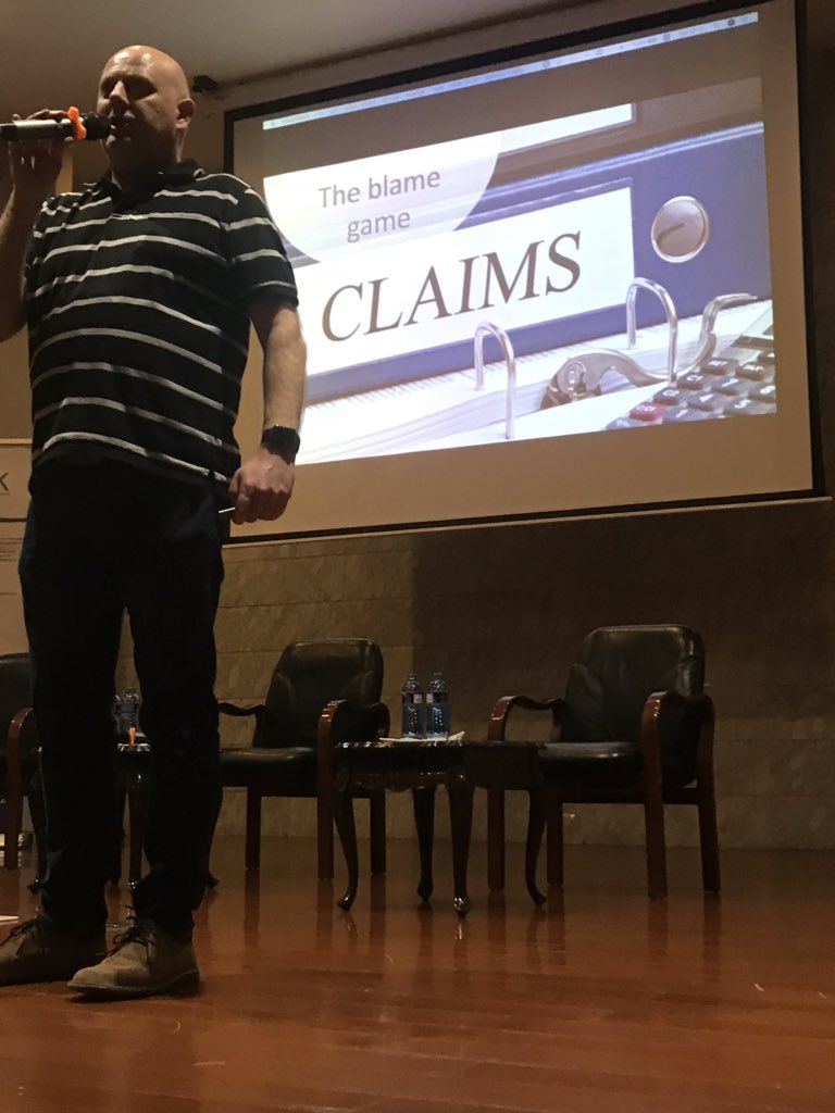 OkowaNashon's tweet image. Arbitrators don’t always like us talking about digital transformation because it takes away claims and hence their work. ~ Werner. @acmk_ke #FutureOfProjects