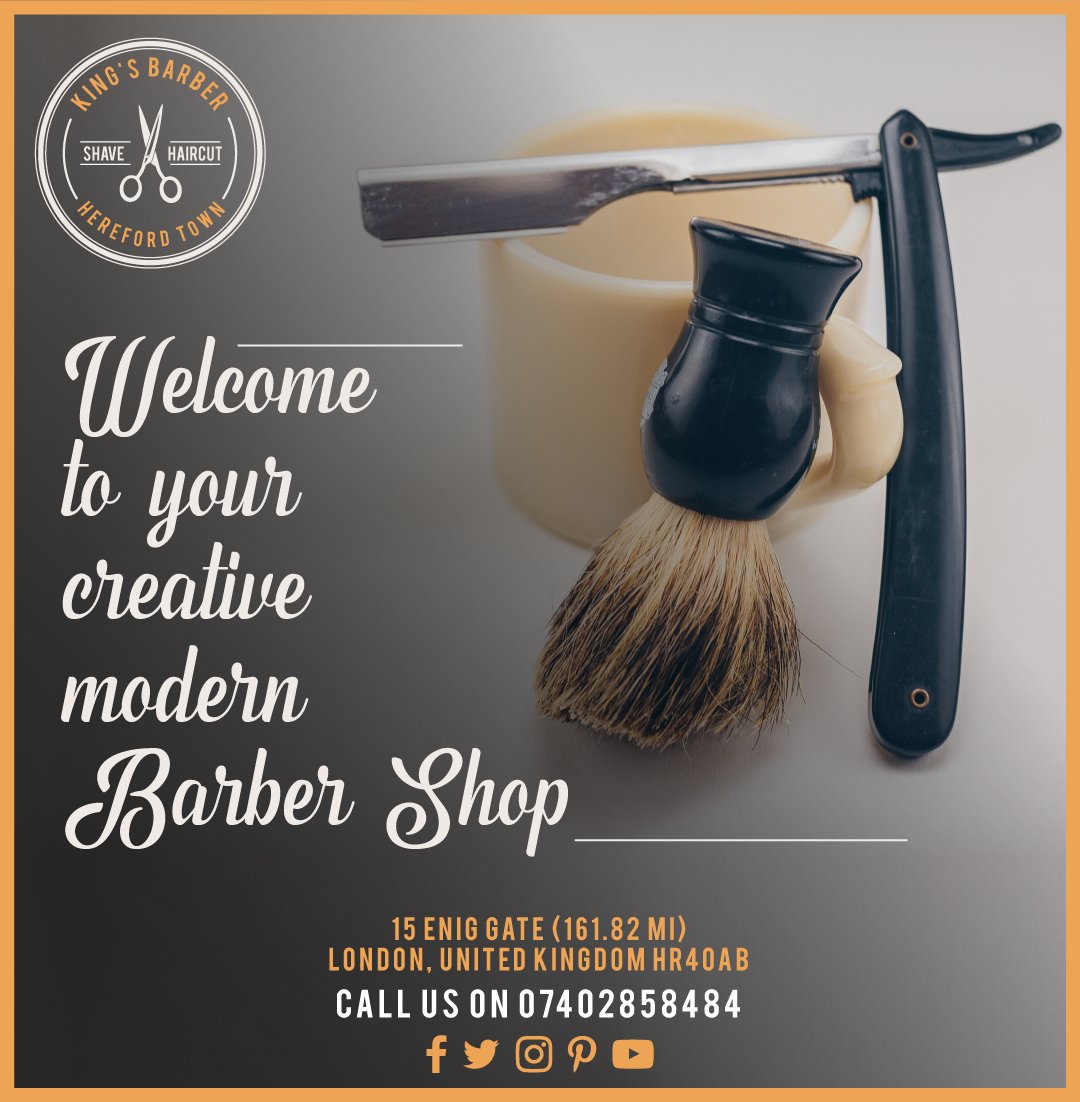 Welcome to your creative modern barber shop.
Call us on 07402858484.
#hairstyle #haircut #haircolor #hairstylist #hairstyles #longhair #instahair #hairdo #stylish #fade #barbers #barbershop