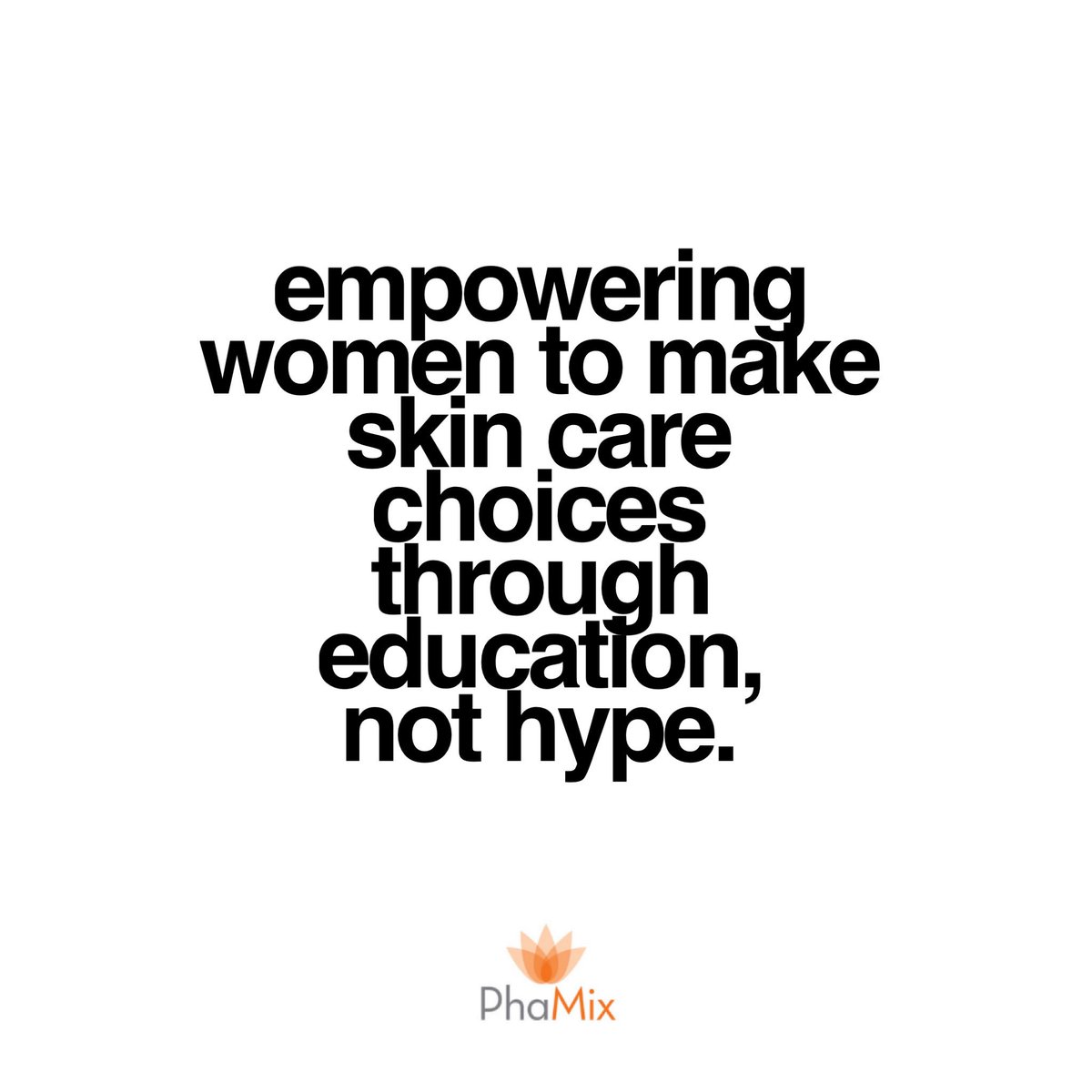 PhaMix_Shop's tweet photo. 🧡 OUR MISSION.🧡
#PhaMix @PhaMix_Shop #skincaresolutions https://t.co/STf5kSf0qm