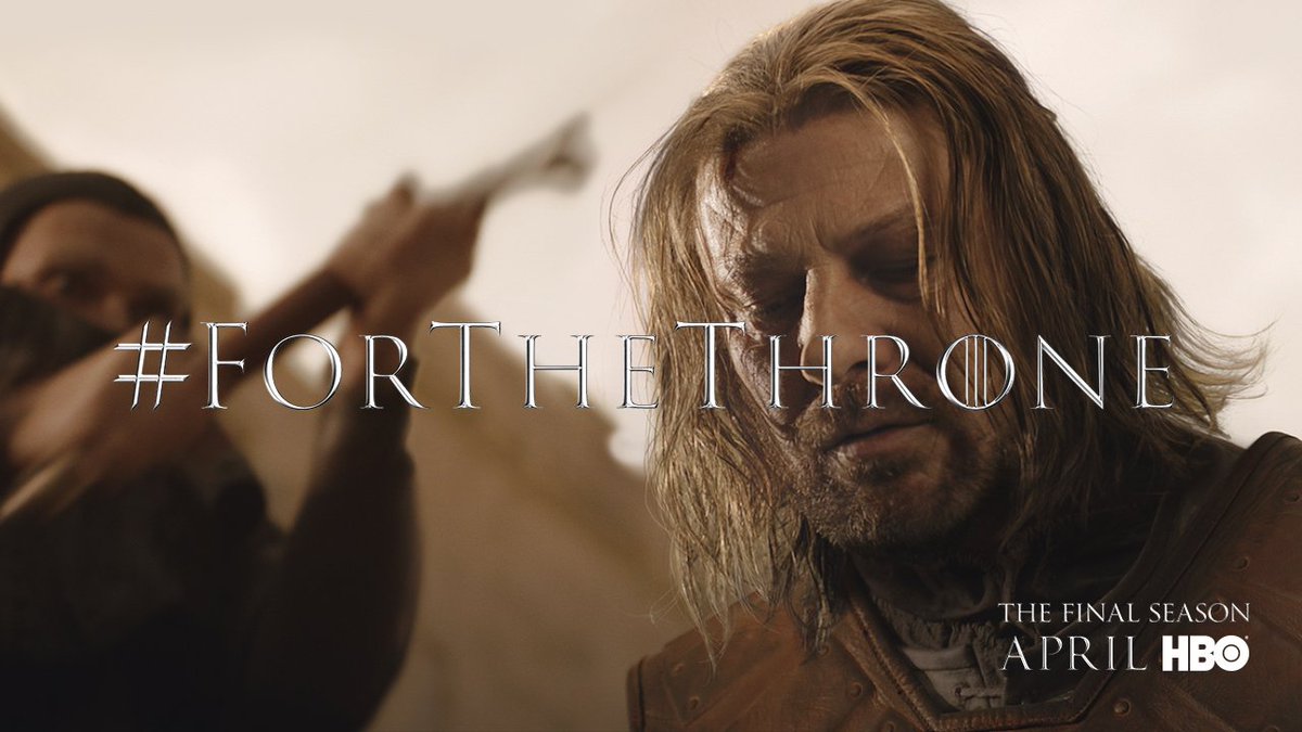 GameOfThrones's tweet photo. Bring me his head #ForTheThrone. https://t.co/NxwKxU3gVw